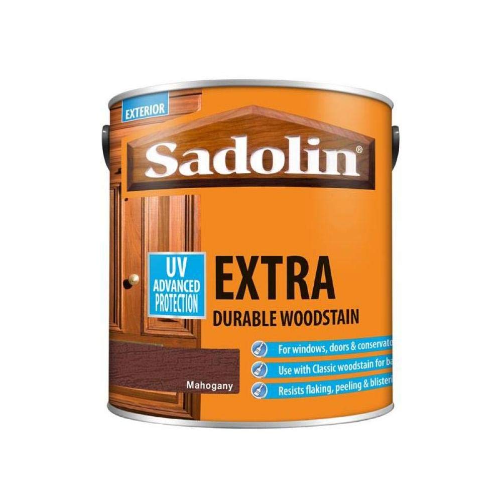 Sadolin EXTRA WOODSTAIN (YELLOW TIN) 2.5lt - Mahogany