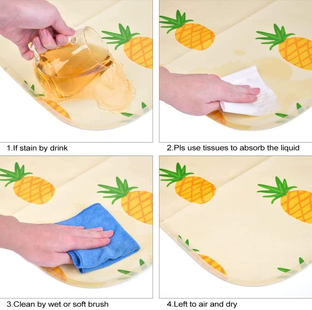 MIU COLOR Large Waterproof Outdoor Picnic Blanket, Sandproof and Waterproof Picnic Blanket Tote for Camping Hiking Grass Travelling (80"x 60" A Pineapple) : Sports & Outdoors
