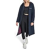 Champion womens Lightweight Long Hooded Puffer