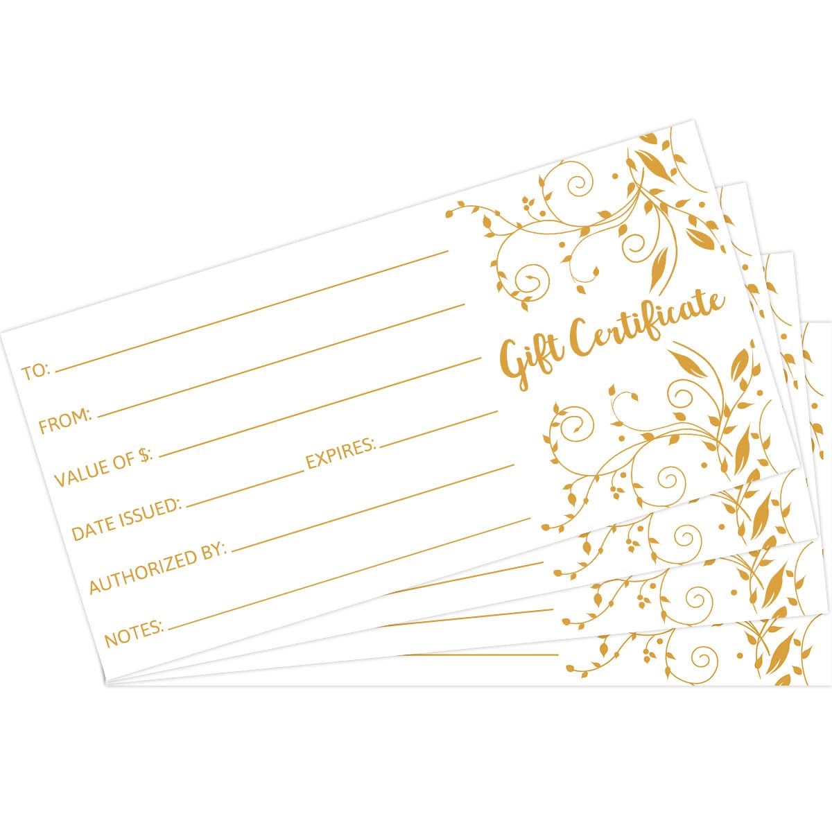 Photo 1 of * top right hand corner are a little ripped *
Fancy Land Blank Gift Certificates 25pcs Gold Foil Certificate Cards with Envelopes for Business Salon Spa Restaurants Vouchers for Christmas Holiday
