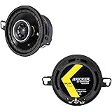 KICKER Pair 43DSC3504 DSC350 80 Watt 3.5" 3 1/2" 2-Way Car Stereo Speakers DS350
