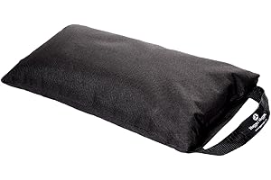 Hugger Mugger 10lb Yoga Sandbag - Adds Weight to Your Poses, Zipper Cover, Sturdy Handle, Silica Sand Filling, Durable Material