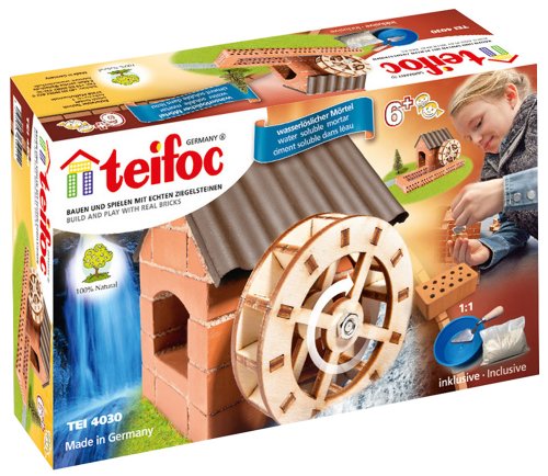 Teifoc 4030 - Watermill - Build with real Bricks & Cement