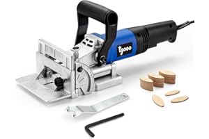 igooo Biscuit Joiner Plate Jointer, 4" Tungsten Carbide Tipped Blade, 120V 60Hz 760W, Model BJ760