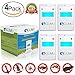 Ultrasonic Pest Control Repeller - Electronic Plug In Repellent for Insect Mice Bug Ant Rat Roach Flea Spider Mouse Mosquito Termite Fly Rodent Cockroach - Pack of 4 - Indoor Use Ecofriendly 100% Safe