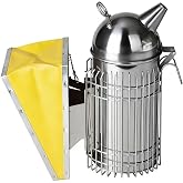 Benefitbee Cute Bear-Shaped Domed Bee Smoker | Sustained Burning for 30-50 Hive Inspections, 4x11" Stainless Steel Beekeeping Tool