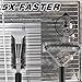 Feeke SAELLEAS Grill Brush and Scraper,Safe BBQ Brush 18