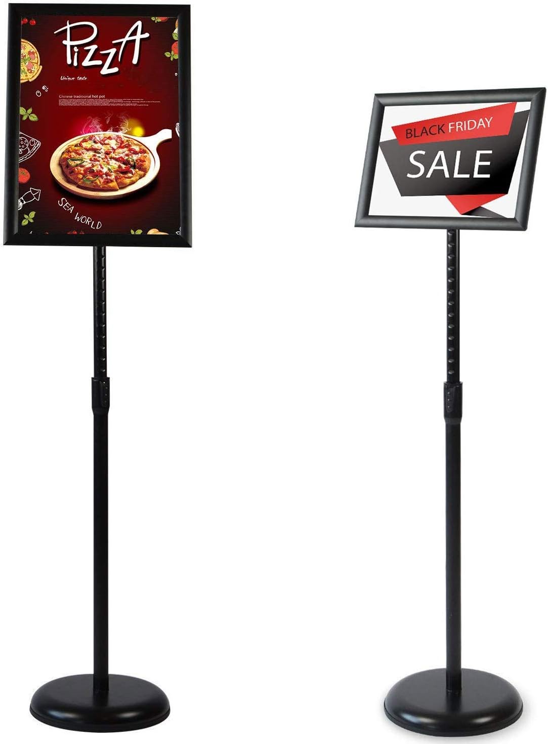A3 Sign Holder Stand with Angle & Height Adjustable Telescoping,Swivel