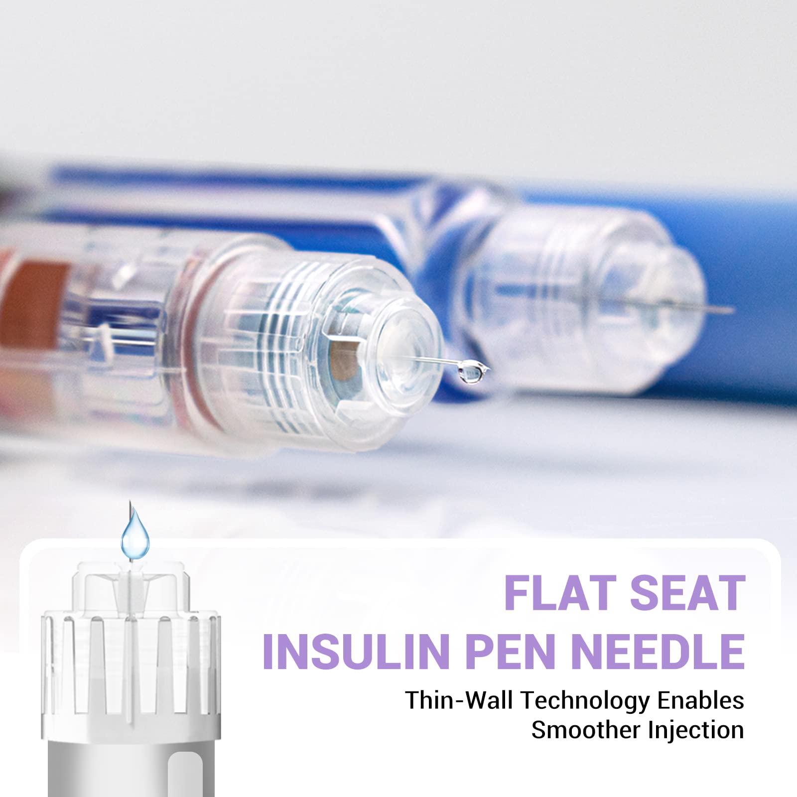 Verifine Insulin Pen Needles 31G 5mm, Diabetic Needles for Injections, Compatible with Most Diabetes Pens, 100 Count 5mm x 31G (3/16”)