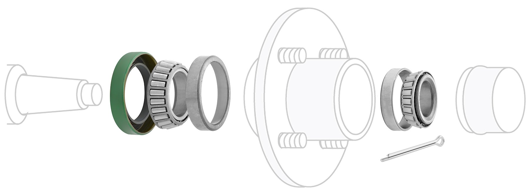 One Cotter Pin Bearing Kit Pricepulse