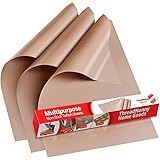 Teflon Sheets for Baking, Large 16" x 20” (3-Pack) - Reusable Teflon Oven Liners, Premium Teflon Baking Sheet & Teflon Mat fo