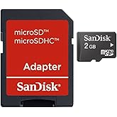 SanDisk 2GB Mobile MicroSDHC Class 4 Flash Memory Card with Adapter- SDSDQM-002G-B35A