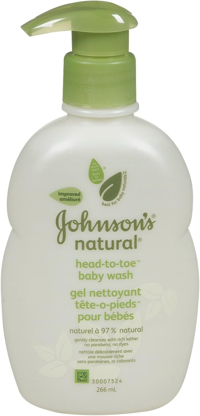 johnson's baby naturals head to toe wash