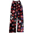 Cartoon Pajamas Pants for Women Girls Kawaii Spider Anime Pink Cat Flannel All Over Print Cute Pjs