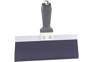 WAL-BOARD TOOLS Tuff Grip Drywall Taping Knife, 10 Inch Blue Steel Blade, Made in The USA, 018-030