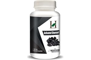 H&C HERBAL INGREDIENTS EXPERT H&C Activated Charcoal Capsules - 350mg, 120 Capsules | Coconut Shell Charcoal | Detox