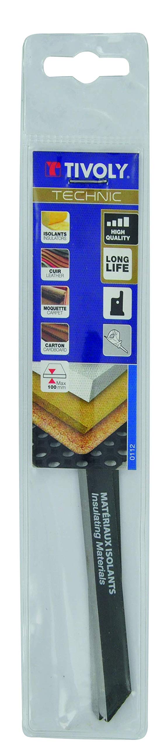 Tivoly XT505820112 Sabre Saw Blade for Insulating Materials