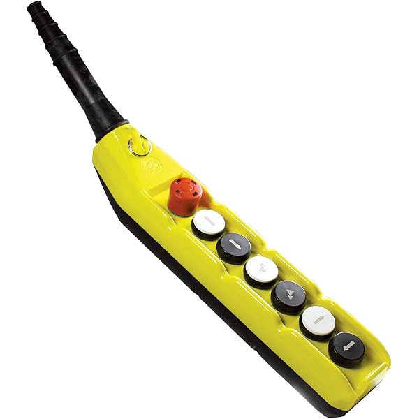 PF03080201: 8 Button NPA - 6 Single Speed Contacts E-Stop and 