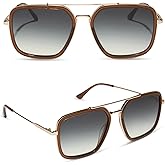 DIFF Jordan Designer Oversized Navigator Sunglasses for Women | 100% UVA/UVB Protection | Solid Frames