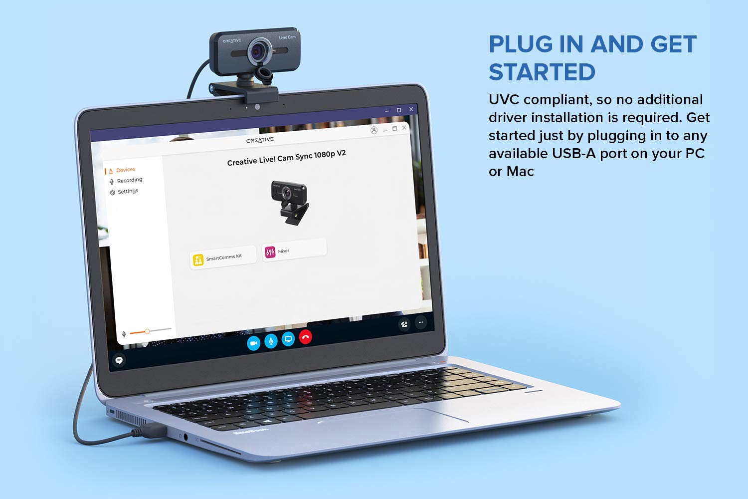 Creative Live! Cam Sync 1080p V2, per call HD anche in smartworking