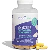 Bari Life Complete Bariatric Multivitamin Non-chewable Tablet w/Calcium Citrate and Iron - 180 Tablets/Bottle