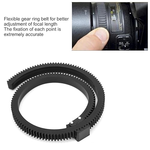 Adjustable Follow Focus Lens Gear Ring Belt for DSLR Camcorder - Main Image