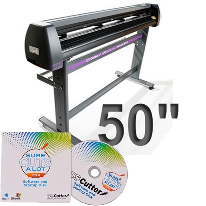 USCutter 53 inch Vinyl Cutter Plotter with Stand and SCAL