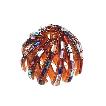 Girls Nest Bun Maker Hair Clips Bud Bezel Plate Amazon Com