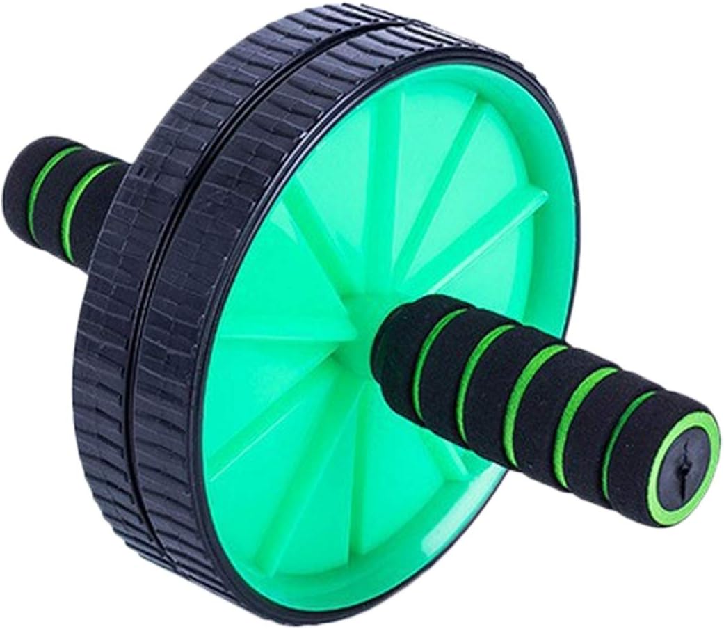 Double-wheeled Ab Abdominal Press Wheel Rollers Crossfit Gym Exercise Equipment for Body Building Fitness