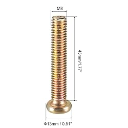 uxcell M8x45mm Furniture Screw Hex Socket Machine