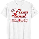 Disney Pixar Toy Story Pizza Planet Delivery Service White T-Shirt