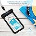 Mpow Universal Waterproof Case, IPX8 Waterproof Phone Pouch Dry Bag Compatible for iPhone Xs Max/Xs/Xr/X/8/8plus/7/7plus/6s/6/6s Plus Galaxy s9/s8/s7 Google Pixel HTC12 (Black+White 2-Pack)