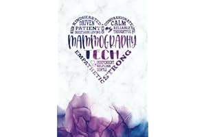 Mammography Tech Gifts For Women - a Blank Lined Journal, Great for Showing Your Appreciation: Pink, Blue and Purple Subway A