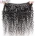 UNICE Human Hair Bundles Curly 18 20 22 inch 100% Unprocessed Malaysian Virgin Weave 3 Bundle Real Natural Black Human Hair Extensions 1B Natural Black Color for Women