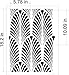 Great Gatsby Art Deco Fan Wall Stencil - 3711 by Designer Stencils