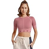 adidas Womens Aeroknit Training Tee, Legacy Burgundy/Wonder Mauve, X-Large