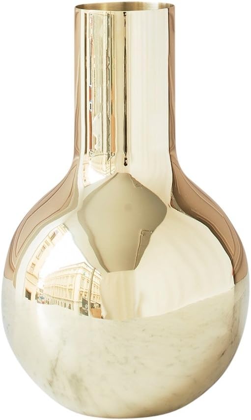 Small Round Vase Made from Brass