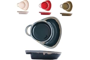 Soup Bowl with Bread Holder, Soup and Side Bowls with Cracker Holder, Bread Bowl for Salad Breakfast, Anti-Soggy Plate Cerami
