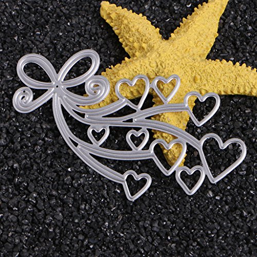 Metal Cutting Dies Heart Paper Cutting Dies Stencil Frame Metal Template DIY Card