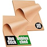 200 PCS Unbleached Parchment Paper Sheets for Baking 12x16 Inches, Non-Stick and Non-Toxic Pre-cut Parchment Sheets for Oven,