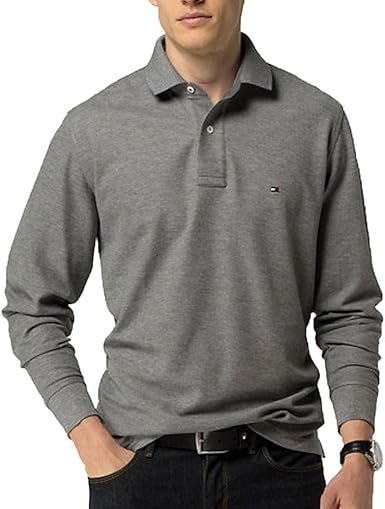 tommy hilfiger polo 40's two ply cotton slim fit