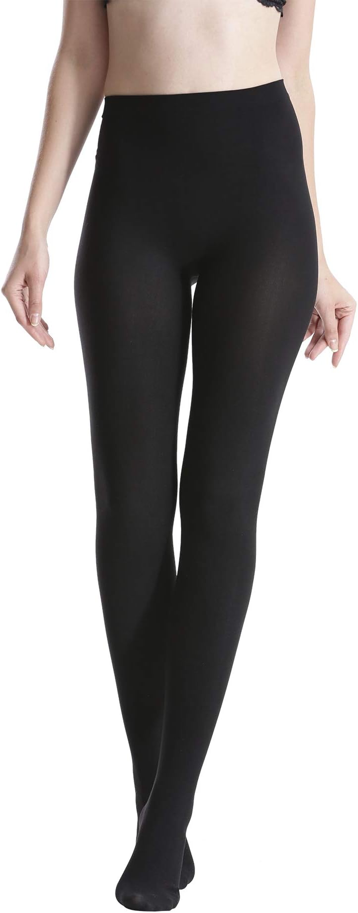 Women's Footed Opaque Tights with Control Top 80 D