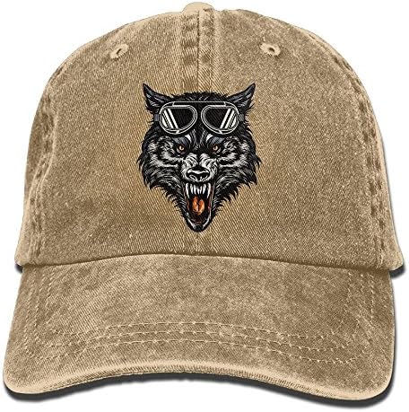 Mens WOLF DREAMS Sports Style Adjustable Adult Sunbonnet