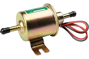 Tkxjry 12V Inline Fuel Pump, Low Pressure Gas Diesel Fuel Pump, Universal Low Pressure Gas Diesel, Electric Fuel Pump, Fuel P