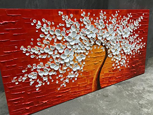 baccow - 2448 100% Hand painted 3D Paintings Abstract Artwork Landscape Oil Painting Wall Art For Living Room Bedroom