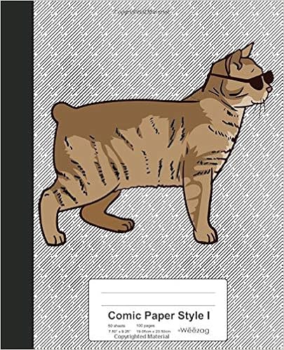Comic Paper Style I Book Pixie Bob Cat Weezag Comic Paper Style