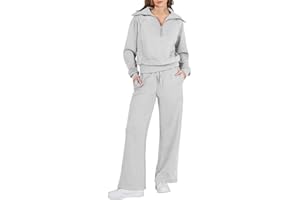 Prinbara Women 2 Piece Outfits Lounge Sets 2024 Winter Oversized Sweatshirt Wide Leg Pant Casual Matching Sweat Set Tracksuit