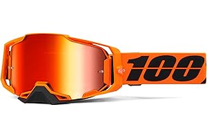 100% ARMEGA Goggles - Eyewear for Dirt Bikes, Motocross, Motorcycle, & Bike Sports - Durable Mountain Biking Goggles