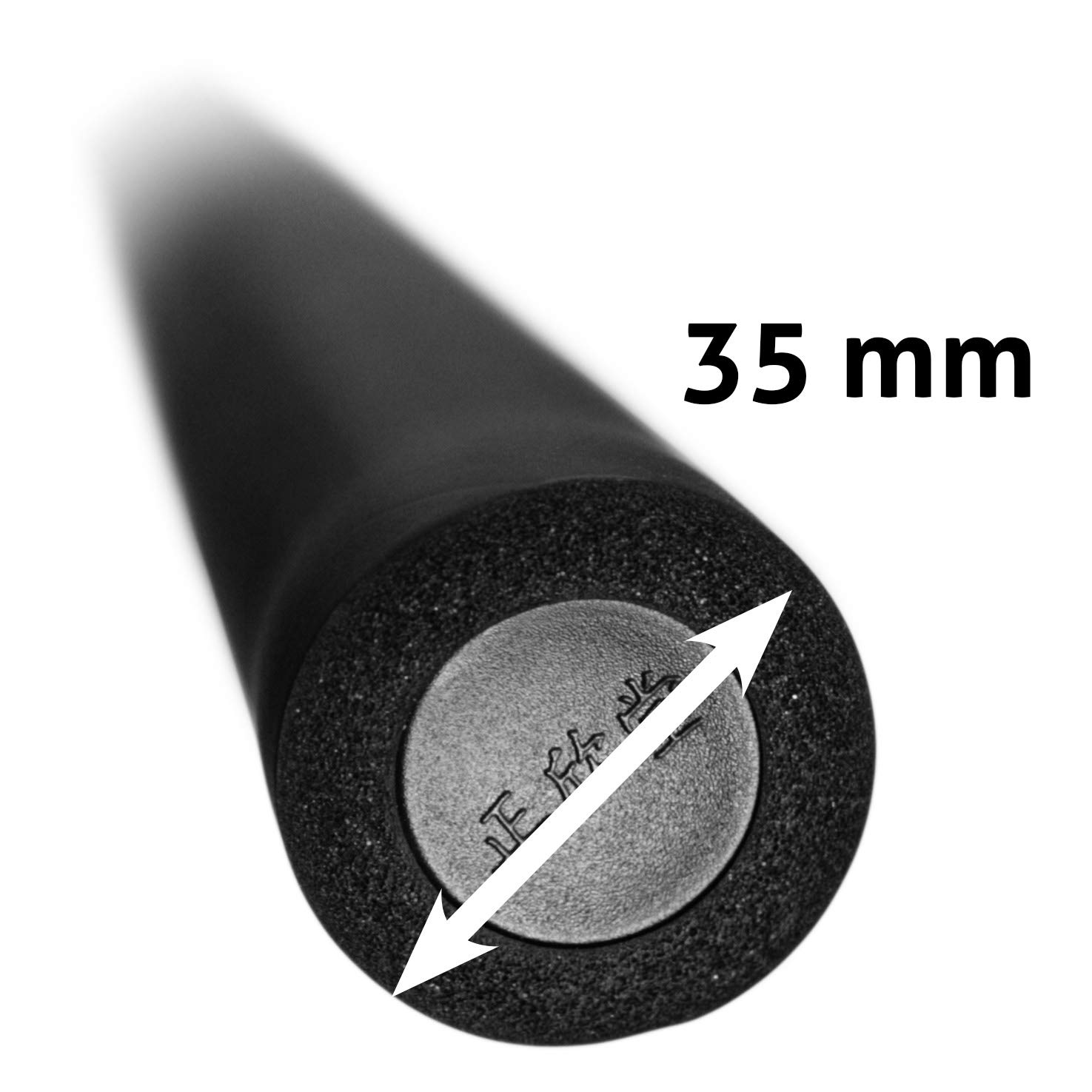 DEPICE Training Weapons w-esf-2x Set of 2 Soft Padded Escrima Sticks Black