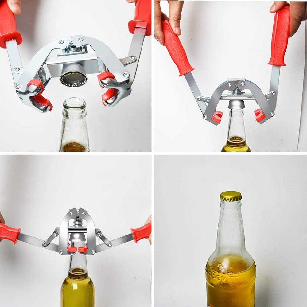 Bamboost Manual Bottle Capper Accessory for Home Brew Beer Making Lemonade Glass Bottles - Image 5